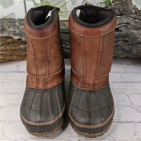 Itasca Boys' Water Resistant Thinsulate Slip-On Winter Duck Boots - Picture 2 of 10